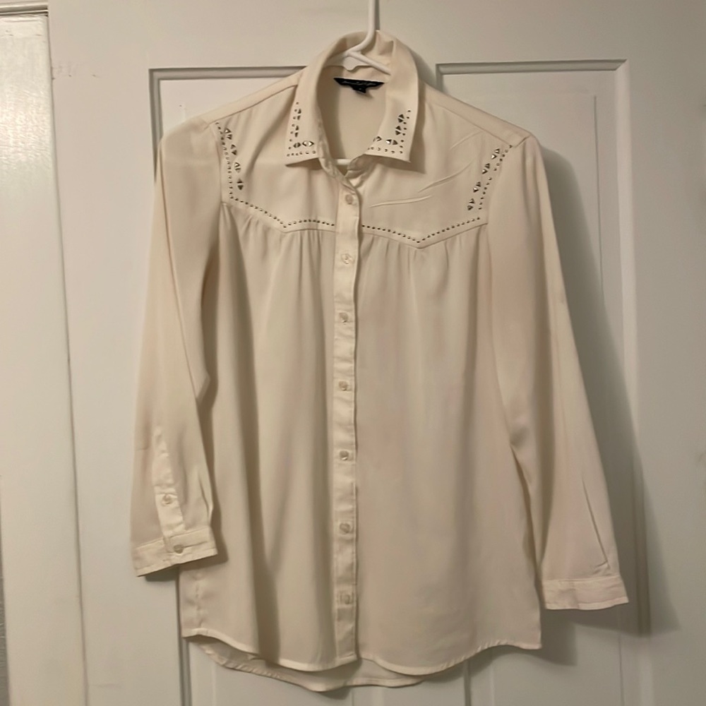 Cream Button Up Shirt
